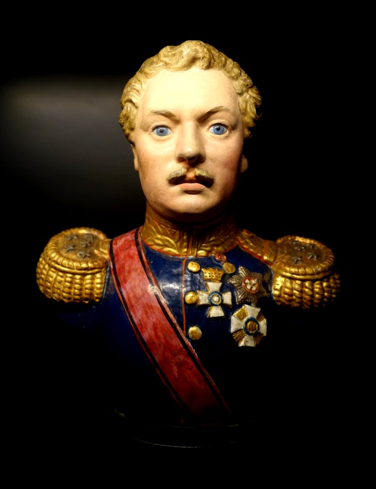 King Wilhelm I von Wurttemberg, artist unknown, Stuttgart, 1841, papier mache - Landesmuseum Württemberg - Stuttgart, Germany - DSC03282
