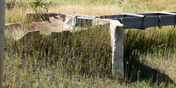 Kimball County, Nebraska wood aqueduct E end 2