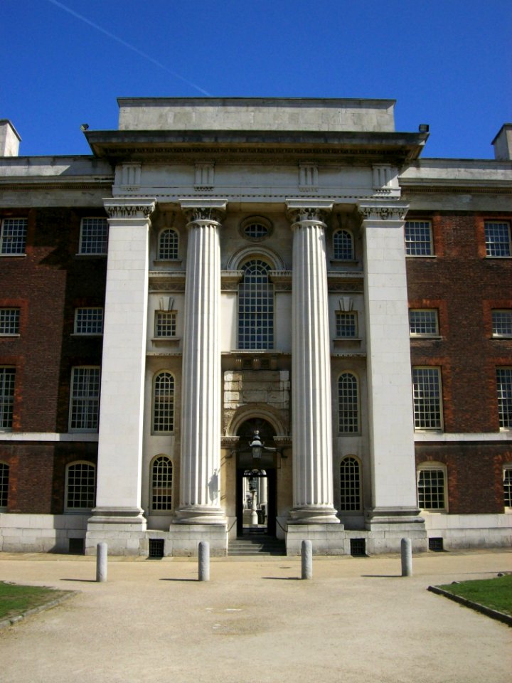 KIng William's Quarter, Greenwich Hospital, part of facade 2