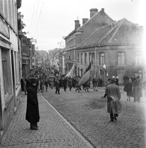Kinderfeest van naar Belgie geevacueerde Nederlandse kinderen, Bestanddeelnr 900-2615