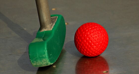Mini golf ball ball minigolf plant