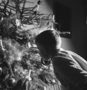 Kinderen bij de kerstboom, Bestanddeelnr 913-3034