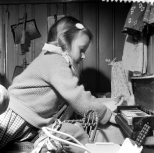 Kinderen in het Reinildahuis in de Marnixstraat 28 Amsterdam, Bestanddeelnr 908-4757