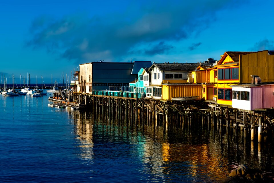 Boating boat pier