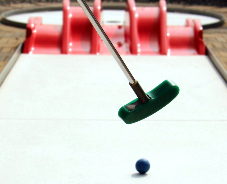 Mini golf ball ball minigolf plant