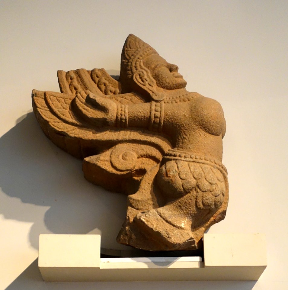 Kimnari, Thap Mam, Binh Dinh, 12th-13th century AD, sandstone - Museum of Vietnamese History - Ho Chi Minh City - DSC06123