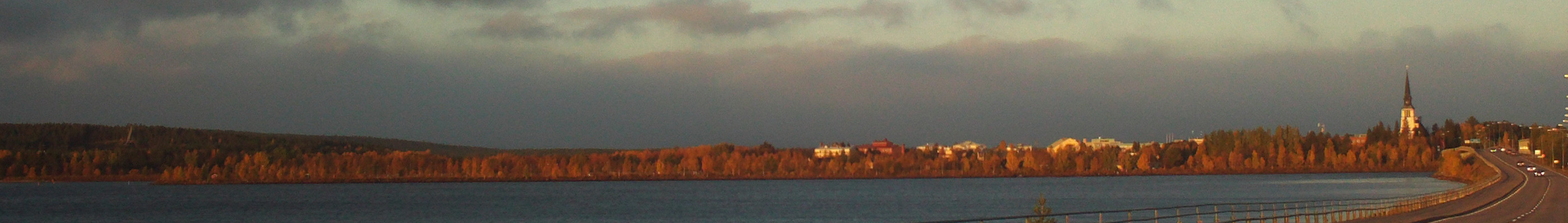 Kemijärvi Banner Town view from east