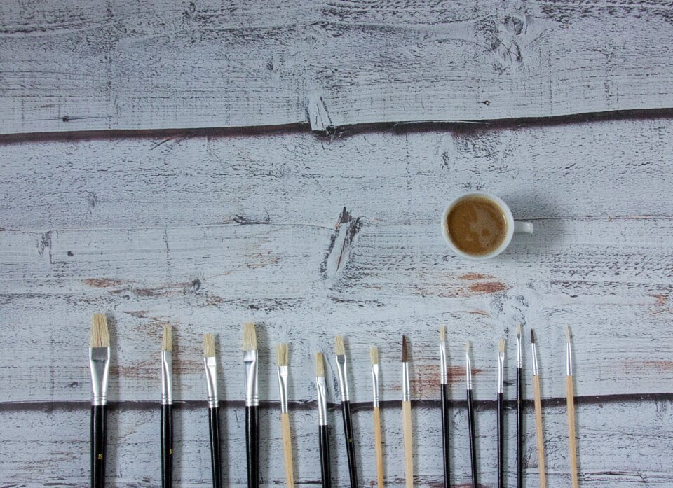 The art of painting brush