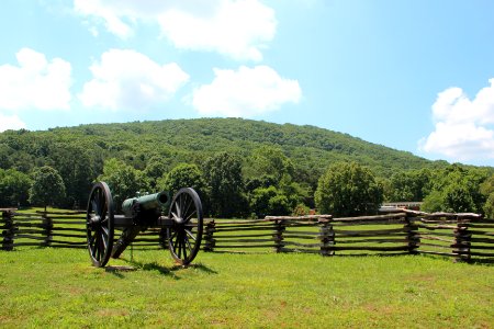 Kennesaw Mountain viewed from Old 41 Highway photo