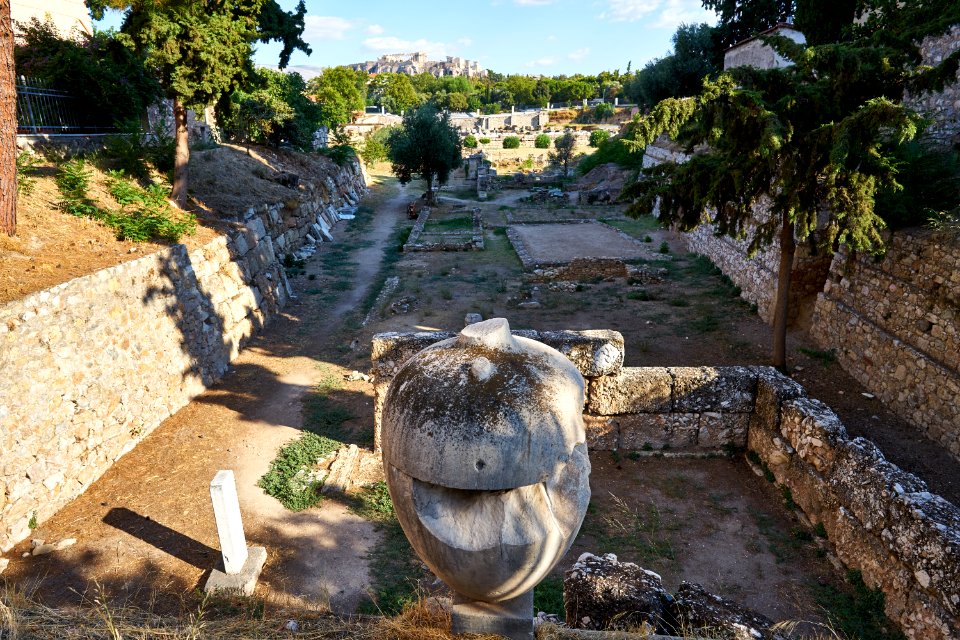 Kerameikos Cemetery on August 21, 2020