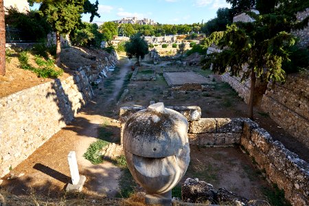 Kerameikos Cemetery on August 21, 2020