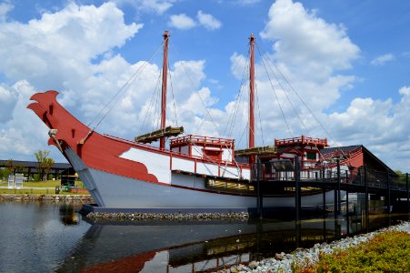 Kentoshi Ship in Nara Palace Site Historical Park