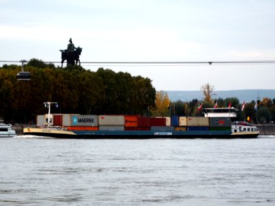Kenyro, ENI 06004159 on the Rhine river at Koblenz at the Deutches Eck, pic1