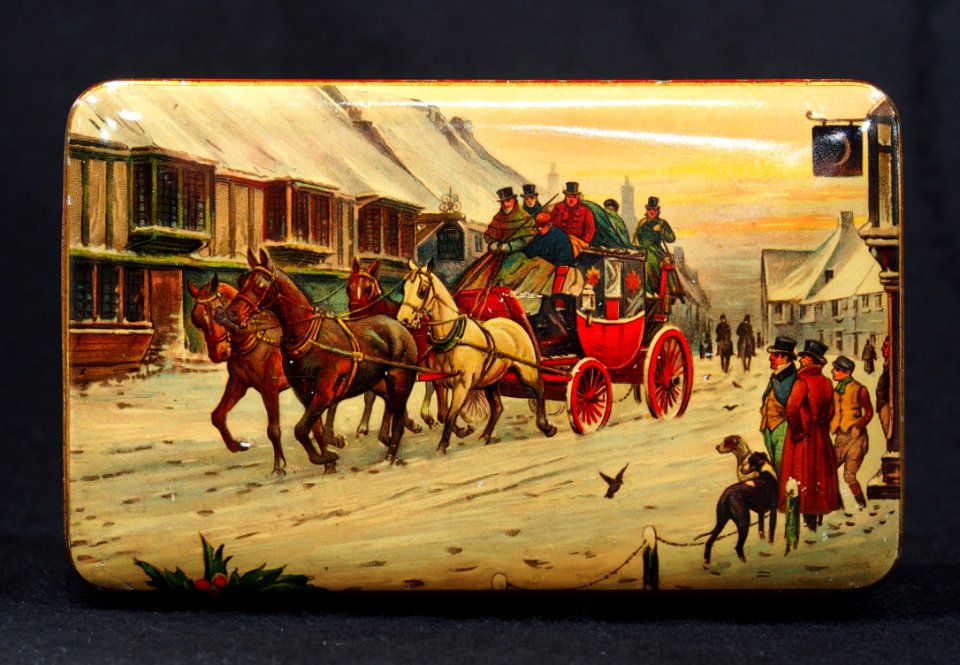 Kerstblikje voor thee van de Gruyter, foto 1