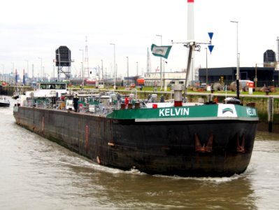 Kelvin (ship, 1987) ENI 02318017 Boudewijnsluis Port of Antwerp pic1