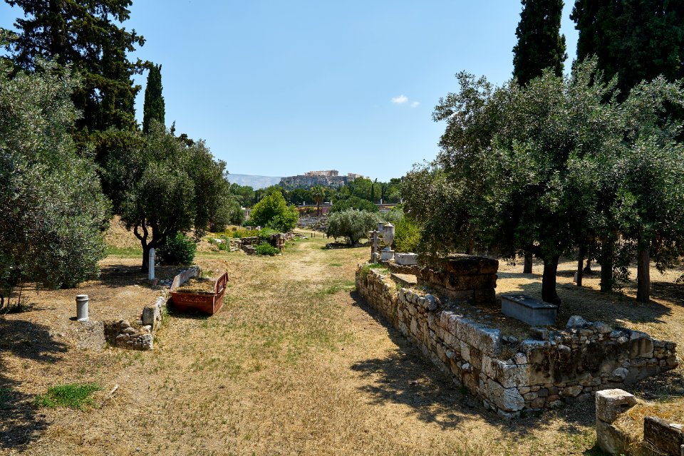 Kerameikos Cemetery on July 3, 2020