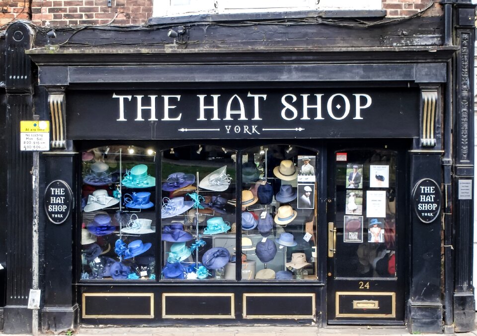 Business window headwear