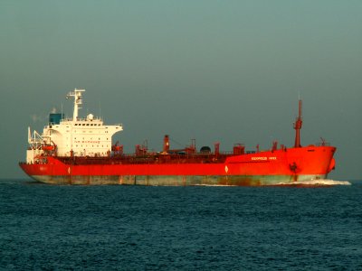 Kenwood Park IMO 7931868 approaching Port of Rotterdam, Holland 09-Jan-2006