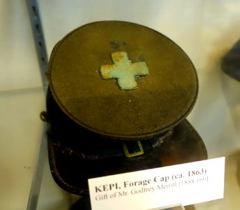 Kepi forage cap, c. 1863 - Old Colony History Museum - Taunton, Massachusetts - DSC03932