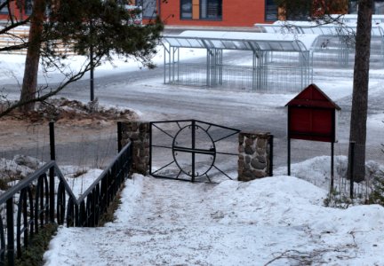 Kempele Old Church Gate 20170122