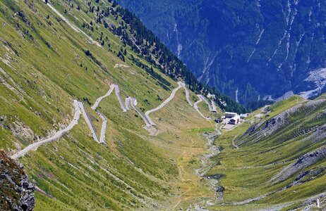 South tyrol italy passo di stelvio photo