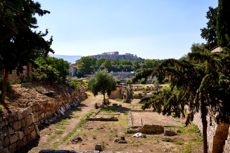 Kerameikos Cemetery on August 10, 2020
