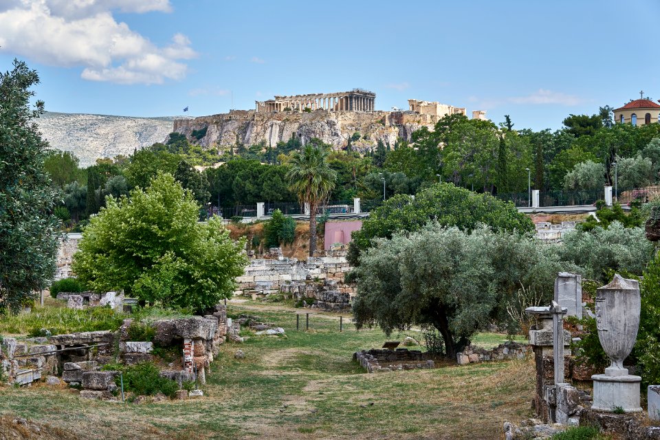 Kerameikos cemetery on June 12, 2020