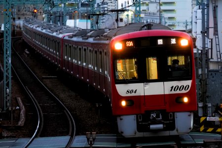 Keikyu 1804 forword in Kitashinagawa