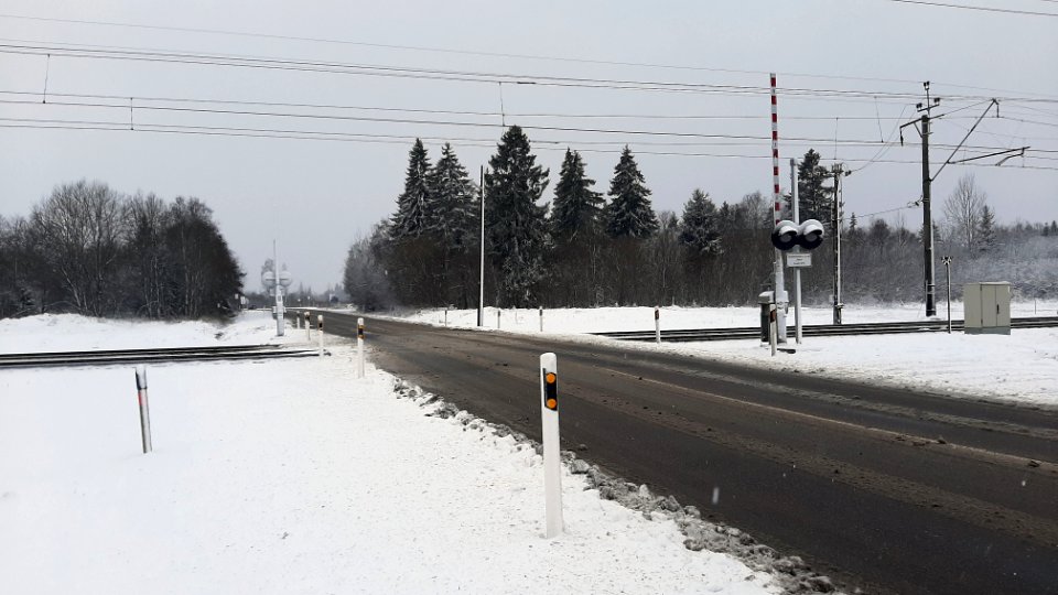Kehra railway crossing
