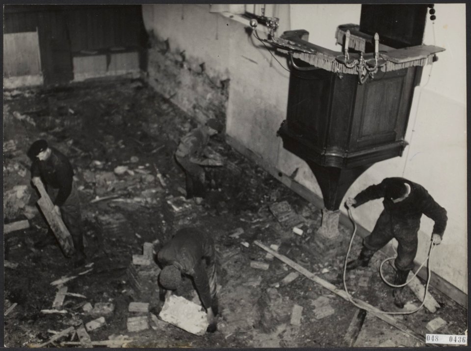 Kerken, interieurs, schades, herstelwerkzaamheden, Bestanddeelnr 048-0436