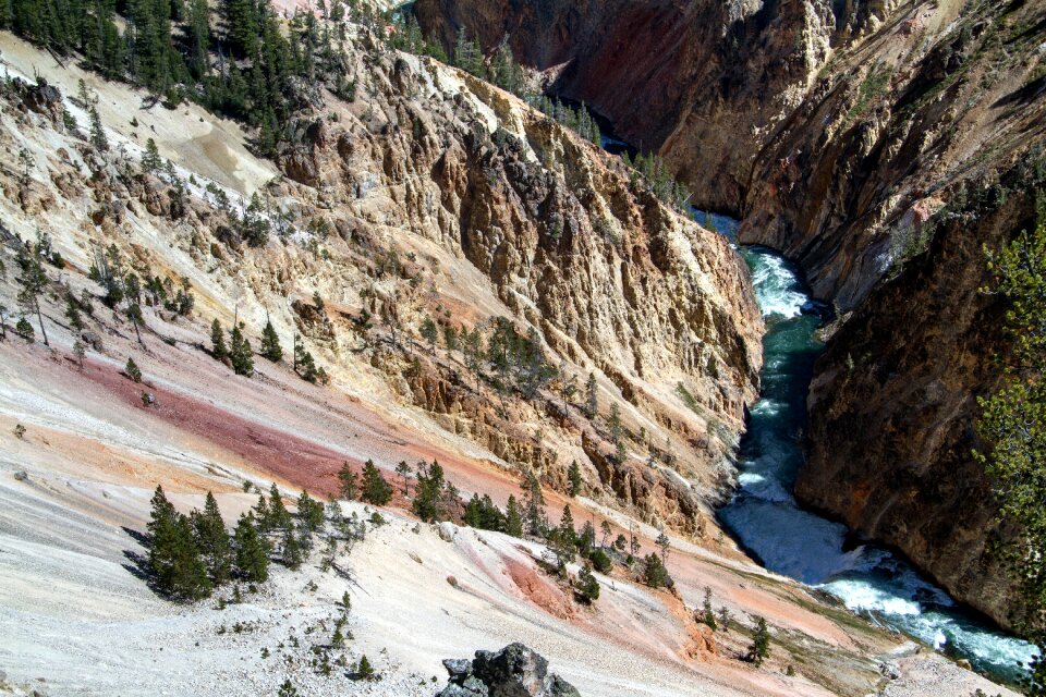 Usa yellowstone river yellowstone grand canyon