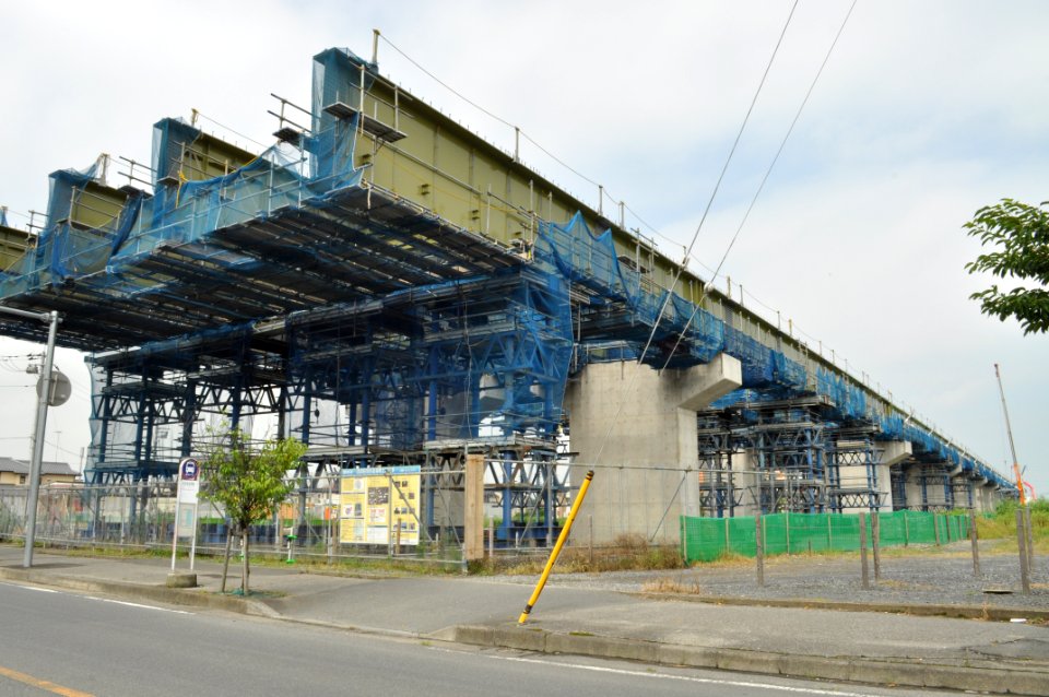 Ken-O Expressway Satte under construction 07