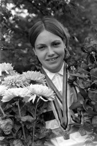 Keetie Hage, wereldkampioene op de weg (dames), wordt gehuldigd, Bestanddeelnr 921-6448