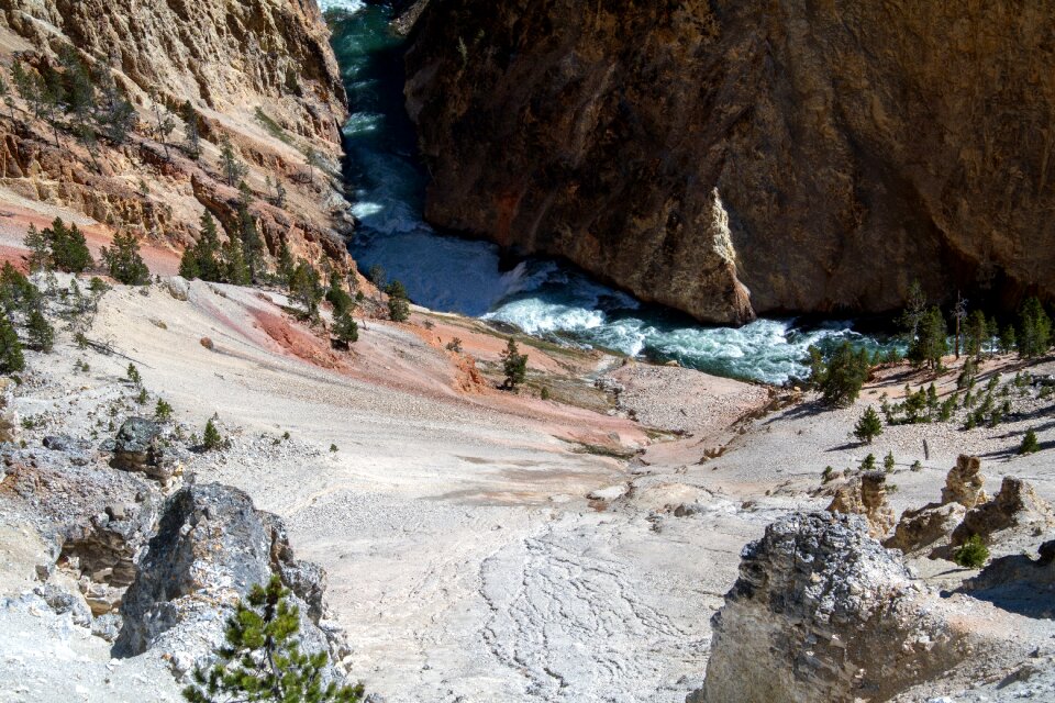 Usa yellowstone river yellowstone grand canyon