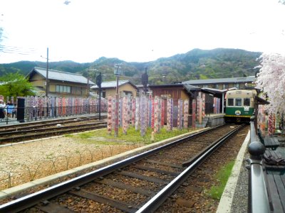 Keifuku Mobo 103 at The Arashiyama Station 04
