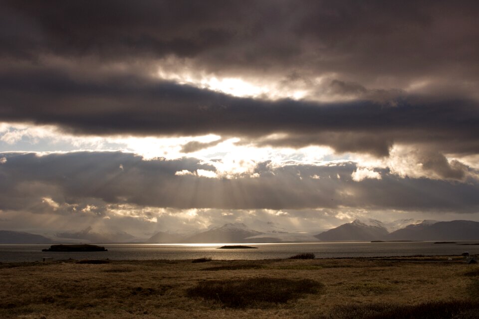 Evening scenery landscape