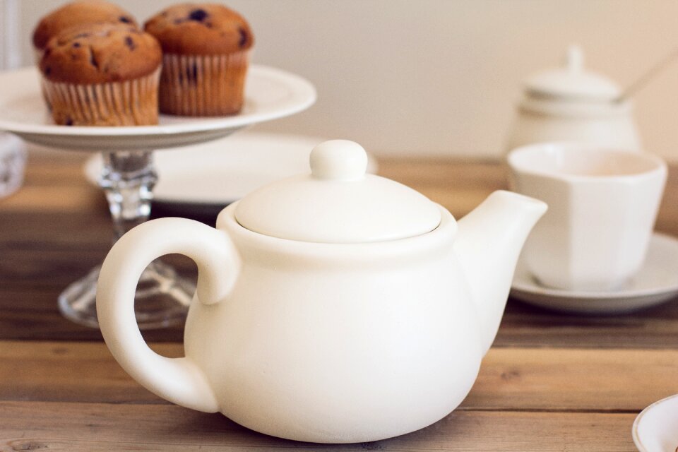 Muffins brown tea brown party
