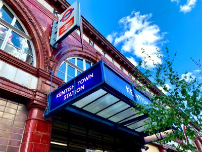 Kentish Town station building up 2020 photo