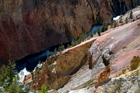 Usa yellowstone river yellowstone grand canyon photo