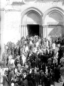 Kerken, ingangen, heilige grafkerk, Jordanië, Bestanddeelnr 254-6120