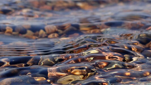 River stones water jet