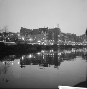 Kerstverlichting op de Singelgracht te Amsterdam, Bestanddeelnr 913-2918