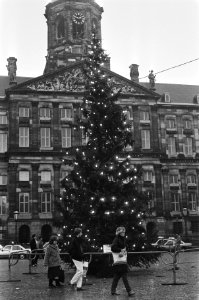 Kerstboom uit Trondheim op Dam in Amsterdam, Bestanddeelnr 933-5050
