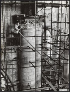 Kerken, restauraties, beeldhouwkunst, Geerlings, Sint-Laurenskerk, Bestanddeelnr 073-0761
