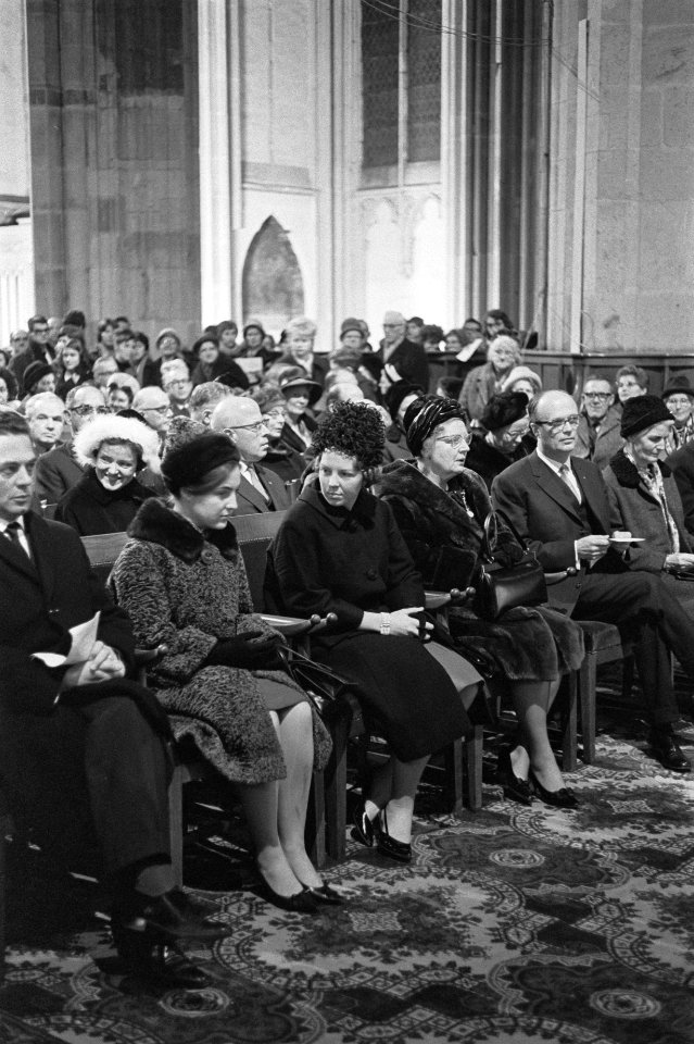 Kerkdienst ter herdenking 150-jarig Koninkrijk in Domkerk te Utrecht. Tijdens de, Bestanddeelnr 915-8020