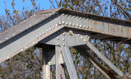 Keya Paha River 318 Ave bridge detail 1 upper truss