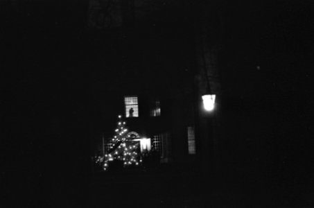 Kerstfeest op Drakesteyn. Prins Alexander met de zuster bekijkt het feest van ac, Bestanddeelnr 920-9479