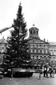 Kerstboom met duiven op de voorgrond, Bestanddeelnr 932-4278