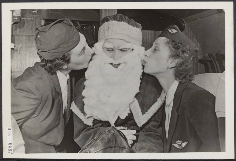 Kerstman bezoekt Schiphol., Bestanddeelnr 048-0597