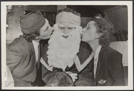Kerstman bezoekt Schiphol., Bestanddeelnr 048-0597